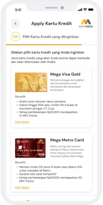 Tips Apply Kartu Kredit Bank Mega Online, Proses Kilat Approval 5 Menit