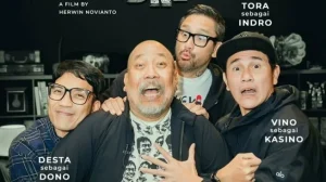Totalitas Desta dalam Peran Dono di Film Warkop DKI Viralin Dong