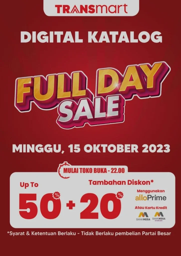 Transmart Hadir dengan Diskon Besar untuk Pelanggan Kartu Kredit