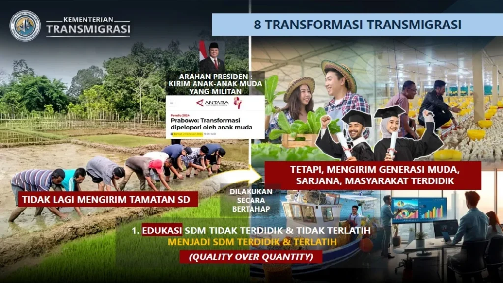Transmigrasi Baru: Membangun Pusat Ekspor Pangan dan Lumbung Energi