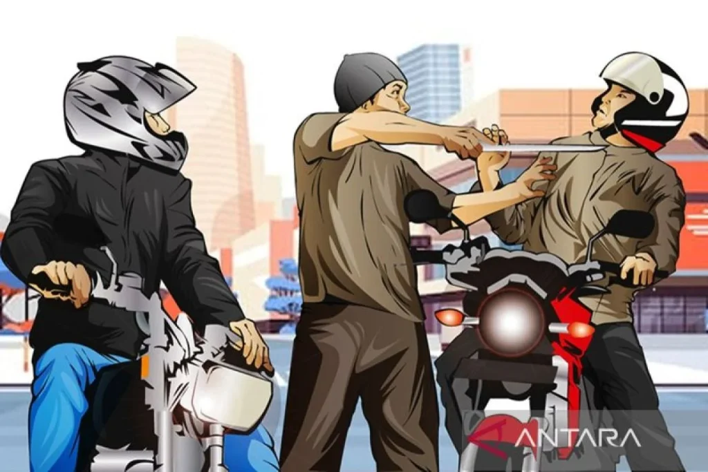 Viral! Korban Begal Selamatkan Motor dengan Cara Tak Terduga