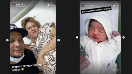 Virgoun dan Lindi Fitriyana Baru Melahirkan Anak Pertama
