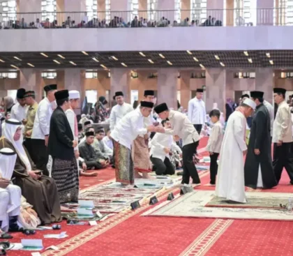 Wapres Gibran Rakabuming Raka Salat Iduladha 1447 di Masjid Istiqlal