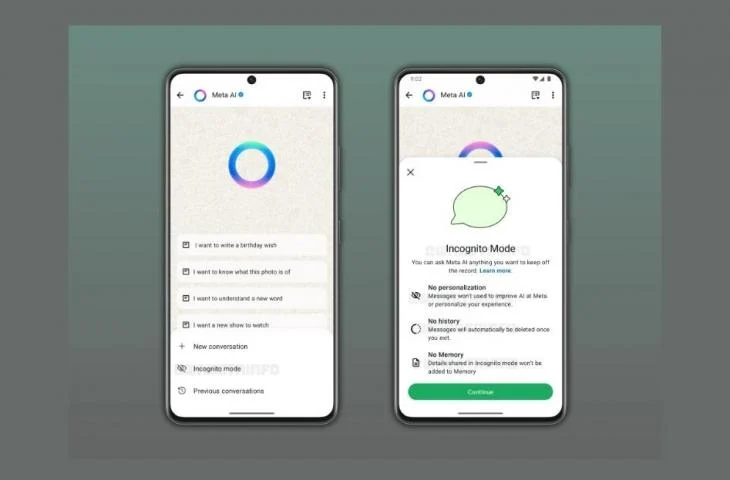 WhatsApp Hadirkan Fitur Obrolan Incognito untuk Meta AI