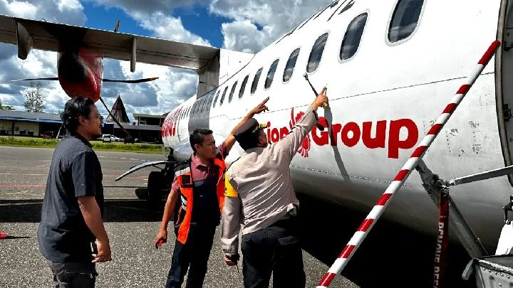 Wings Air Jelaskan Penggunaan Pengikat Kabel pada Mesin Pesawat