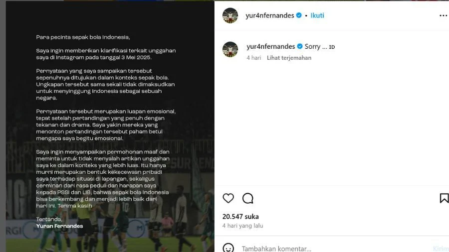 Yuran Fernandes Tertangkap, Apa Penyebabnya?
