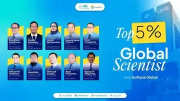 10 Dosen UNS Masuk 5 Persen Peneliti Terbaik Dunia Versi SciRank Global