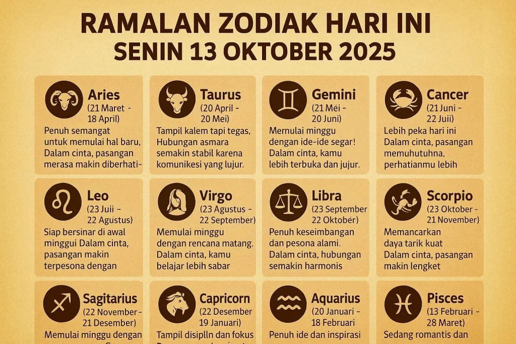 5 Ramalan Zodiak Hari Ini: Peluang Karier, Cinta, dan Keuangan