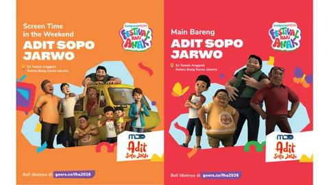 Adit Sopo Jarwo Siap Meriahkan kumparanMOM Festival Hari Anak 2026