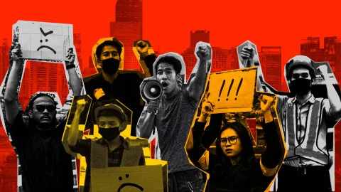 Aksi Mahasiswa di Bundaran HI, BEM UI Ingatkan Potensi Macet