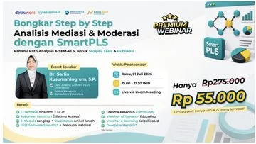 Analisis Mediasi dan Moderasi Tak Lagi Bikin Pusing, Belajar Langsung dari Praktisi