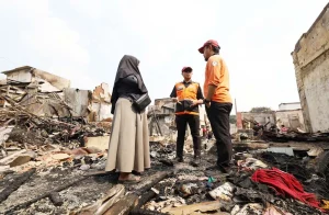 Baznas Bergerak Cepat Tangani Dampak Kebakaran di Pasar Jiung Kemayoran