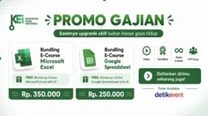 Bundling Excel & Spreadsheet Mulai Rp 250 Ribu, Serbu Promonya!