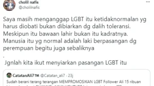 Cholil Nafis Minta DPR Segera Buat UU Tegas soal LGBT