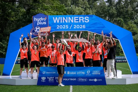 Cipta Cendikia Juara Hydroplus Soccer League Jakarta U-15
