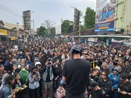 Demonstrasi di Gejayan: Rakyat Minta Pemerintah Hentikan Program MBG