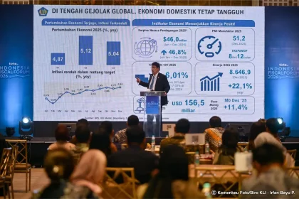 Ekonomi RI Tumbuh 5,61% saat Global Bergejolak, Purbaya Optimis 8 Persen