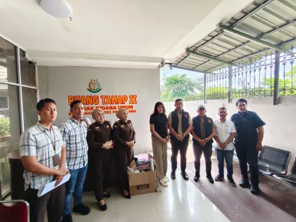 Eks Finalis Puteri Indonesia Riau Diserahkan ke Kejari