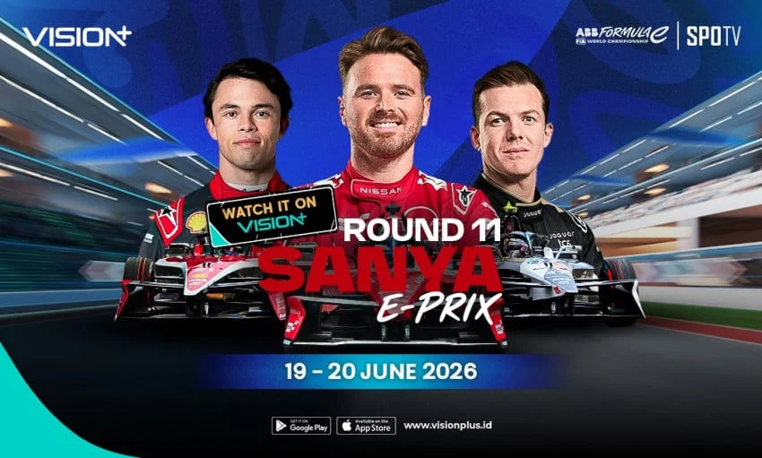 Formula E Berlanjut ke Sanya, Saksikan Live di VISION+