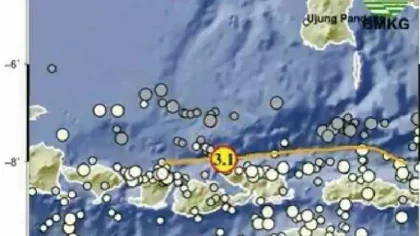 Gempa Magnitudo 2,2 Mengguncang Sumbawa NTB