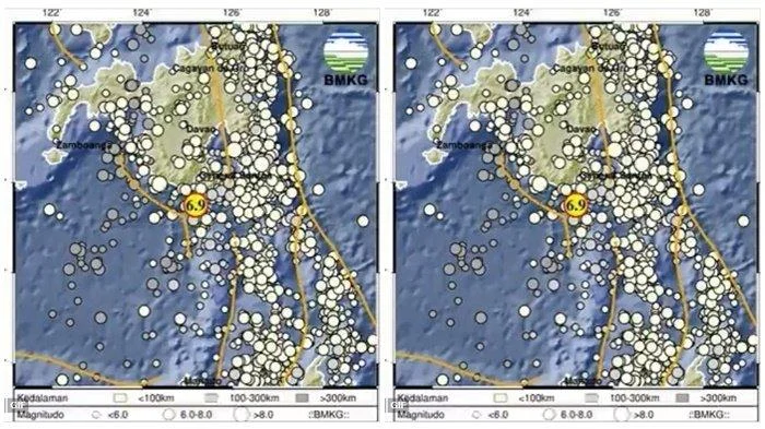 Gempa Magnitudo 2,7 Menguasai Kepulauan Sangihe Sulawesi Utara