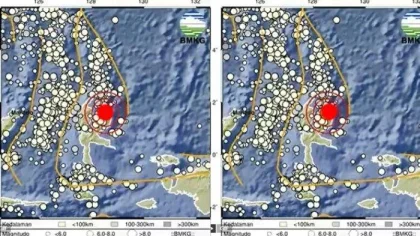 Gempa Magnitudo 3,0 Landa Halmahera Timur Maluku Utara