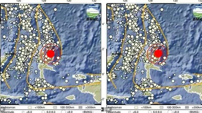 Gempa Magnitudo 3,0 Landa Halmahera Timur Maluku Utara