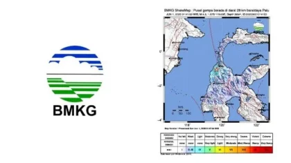 Gempa Magnitudo 6,7 Guncang Palu, Sulawesi Tengah