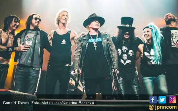 Guns N' Roses Kembali ke Jakarta, Getah Band Siapkan Proyek Besar