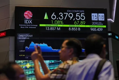 IHSG Menguat 4,82 Persen di Sesi I, Mayoritas Saham Naik dan LQ45 Melonjak 5,62 Persen
