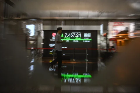 IHSG Naik 7,38% Kapitalisasi Pasar Jadi Rp 10.524 Triliun