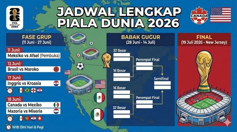 Jadwal Lengkap Babak 32 Besar Piala Dunia 2026: Nasib Tragis Timnas Korea Selatan