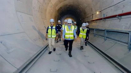 Jenderal Dudung Blusukan ke Proyek MRT, Masuk Perut Bumi Jakarta