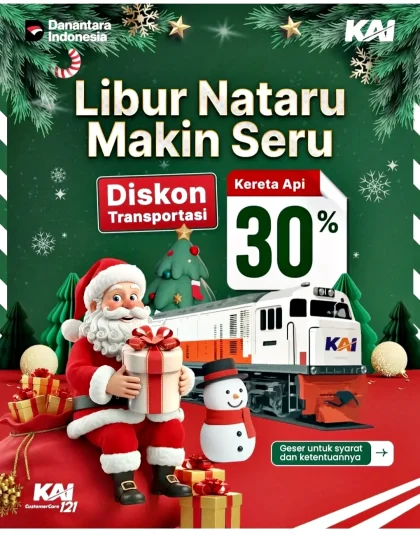 KAI Beri Diskon Tiket Ekonomi 30 Persen selama Libur Sekolah