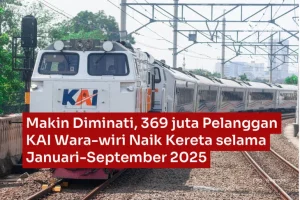 KAI Melayani 24,37 Juta Pelanggan Selama Januari-Mei 2026