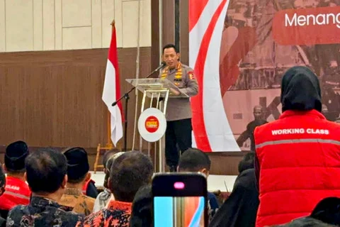 Kapolri Dukung Revisi UU Ciptaker demi Hak Buruh