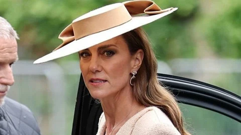 Kate Middleton Mencuri Perhatian dengan Gaun Krem di Pernikahan Sepupu Pangeran William