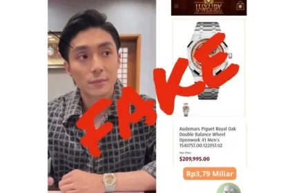 Kekasih Sarwendah Terlibat Kontroversi, Giorgio Antonio Diduga Mengenakan Jam Tangan Palsu Audemars Piguet
