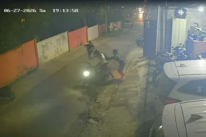Ketahuan Saat Beraksi Maling Motor di Bandar Lampung Todongkan Pistol