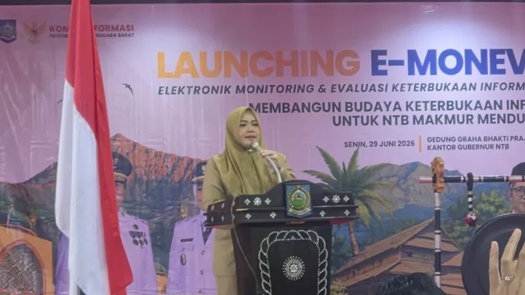 KI NTB Rilis e-Monev, Wagub Indah: Keterbukaan Informasi Harus Jadi Budaya Kerja!