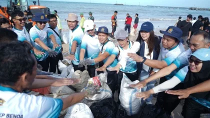 Kolaborasi KKP dan DANA Cegah Sampah ke Laut