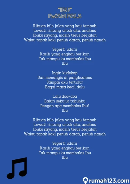 Lagu Tentang Ibu yang Tak Pernah Gagal Menyentuh Hati Pendengarnya
