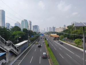 Libur Muharam: Arus Lalin di Jalan Gatot Subroto dan Sudirman-Rasuna Lancar