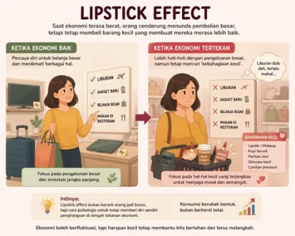 Lipstick Effect Menjaga Harapan di Tengah Gejolak Ekonomi dan Tekanan Harga
