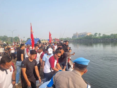 Lomba Mancing Polres Serang Menarik 1.500 Warga, Berebut 2 Ton Ikan