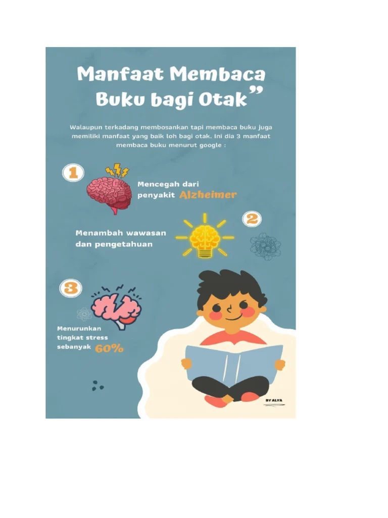 Manfaat Membaca Buku 10 Menit Sehari untuk Kesehatan Otak
