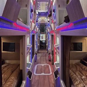Mengenal 4 Konsep Kabin Sleeper Bus di Indonesia