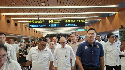 Menko AHY Mau Penumpang Betah dan Belanja dengan Nyaman di Bandara Soetta