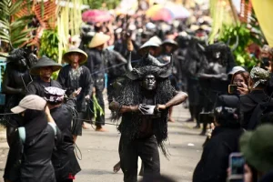 Meriahnya Ritual Kebo-keboan Alasmalang di Banyuwangi