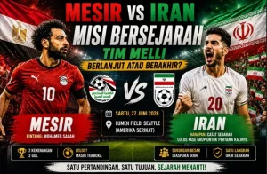Mesir vs Iran: Misi Bersejarah Tim Melli Berlanjut atau Berakhir?